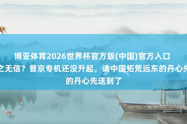 博亚体育2026世界杯官方版(中国)官方入口 不再言之无信？普京专机还没升起，请中国拓荒远东的丹心先送到了