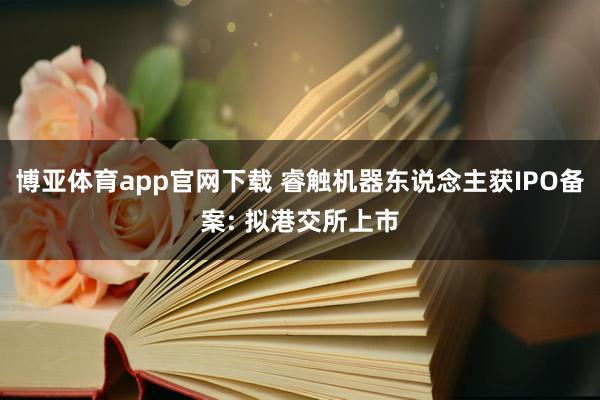 博亚体育app官网下载 睿触机器东说念主获IPO备案: 拟港交所上市