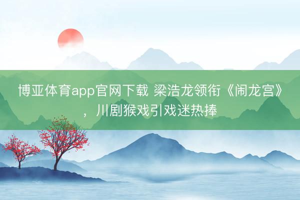 博亚体育app官网下载 梁浩龙领衔《闹龙宫》，川剧猴戏引戏迷热捧
